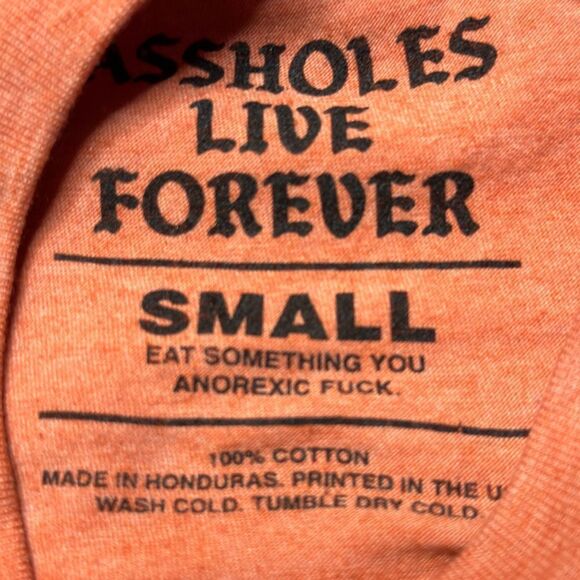 COPY - As@holes live forever, super soft T-shirt new - Picture 3 of 3